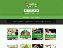 Tablet Screenshot of naturalepicurean.com